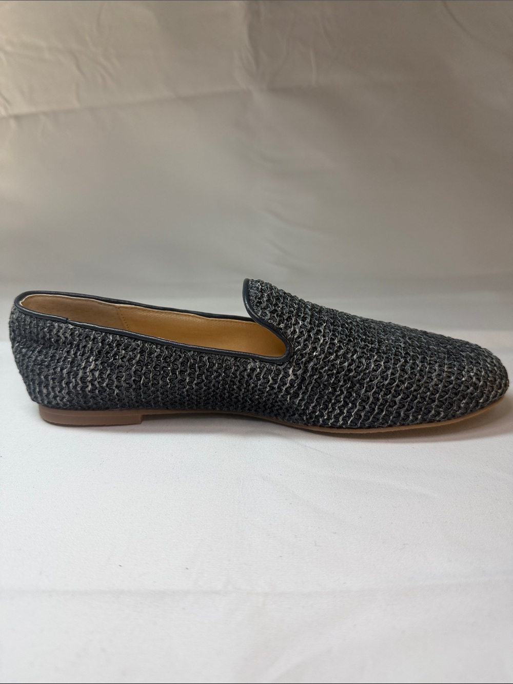 Jack Rogers Blue Woven Loafers